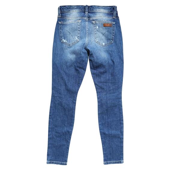 Joe's Jeans Skinny Ankle Jeans Distressed Stretch 26 Edgy Grunge Streetwear Fall - Picture 2 of 6